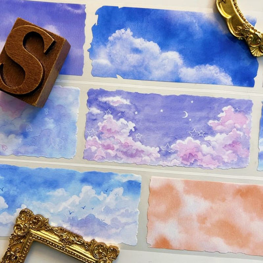 Watercolor Sky Tape Roll | Dan Sheng