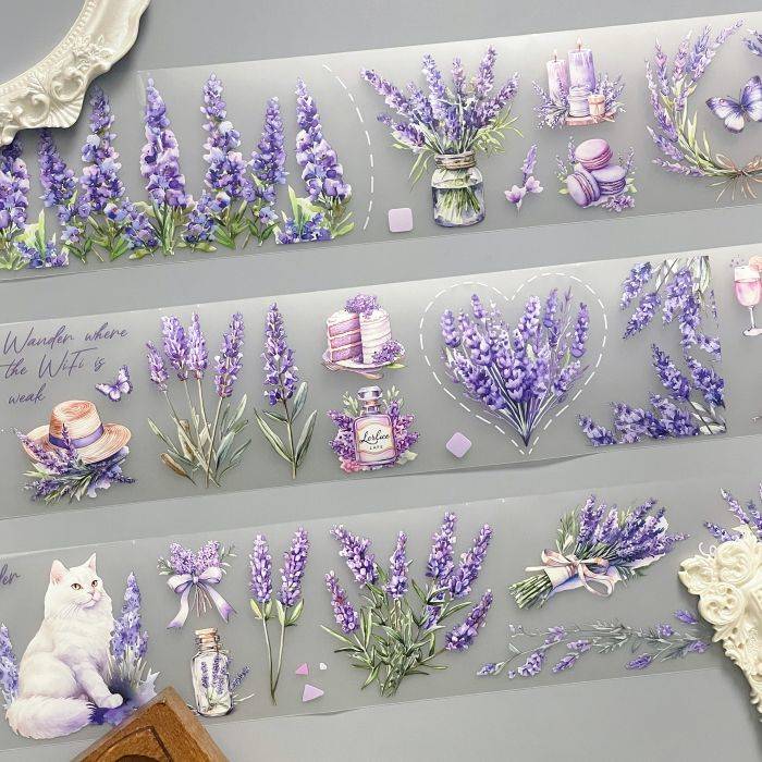 Lavender Romance Tape Roll | WUBAO