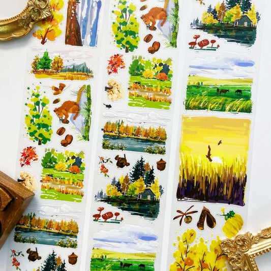 Amber Leaves PET Tape | The Washi Tape Shop