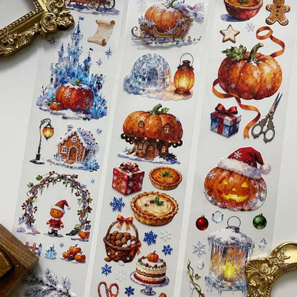 Snow Pumpkin Tape Roll | WUBAO