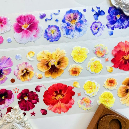 Little Pansy PET Tape | Mujie Studio