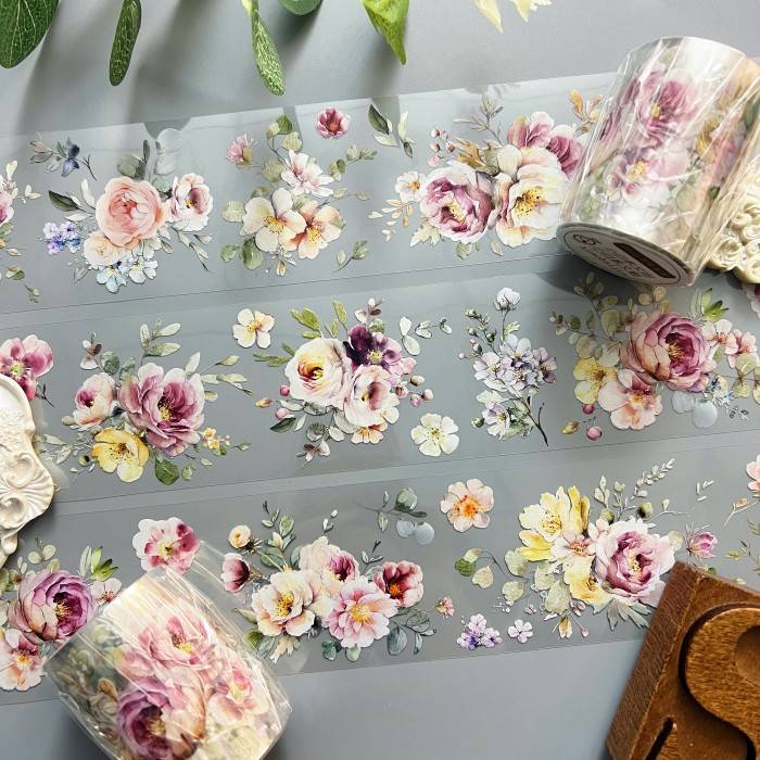 Blooming Splendor PET Tape | Xiao Bai Jia