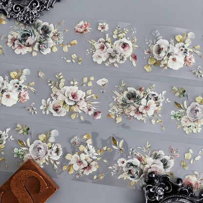 Soft Blooms PET Tape | Xiao Bai Jia
