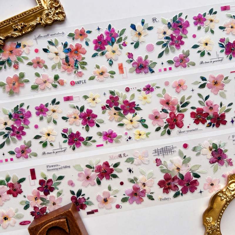 Blush Garden PET Tape | Yier