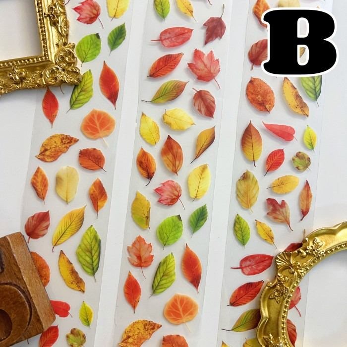 Poetic Leaves PET Tape Roll