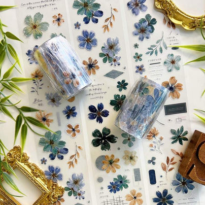 Azure Blossom PET Tape | Xiao Bai Jia