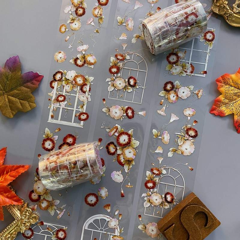 Golden Morning Glory PET Tape | Yier