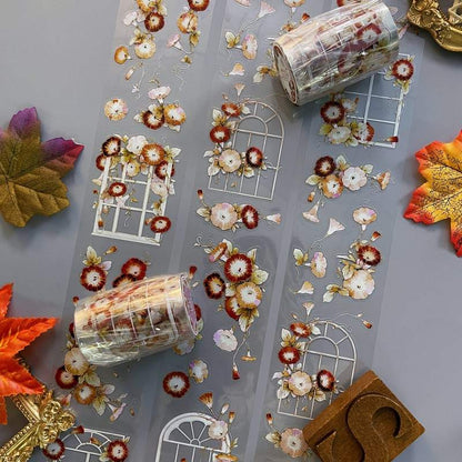 Golden Morning Glory PET Tape | Yier