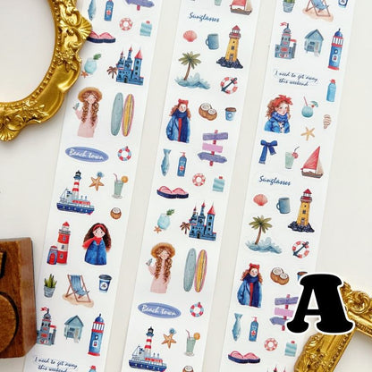 Journeying Through Kraft Paper Sticker Roll