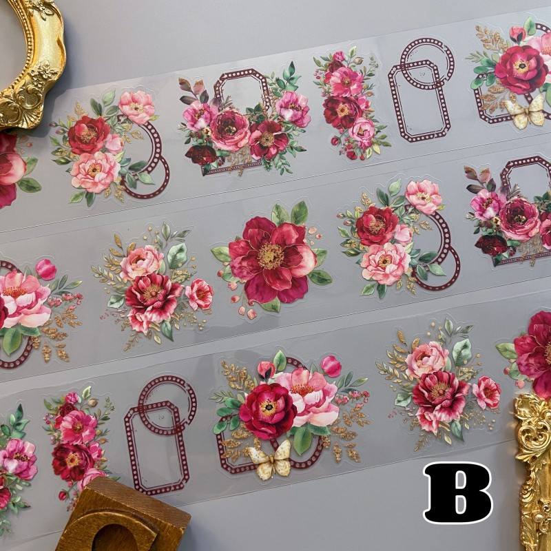 Flowers Melody PET Tape Roll