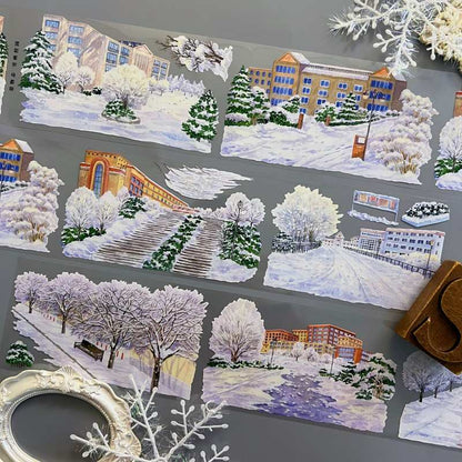 Snowy Campus PET Tape | ZERO