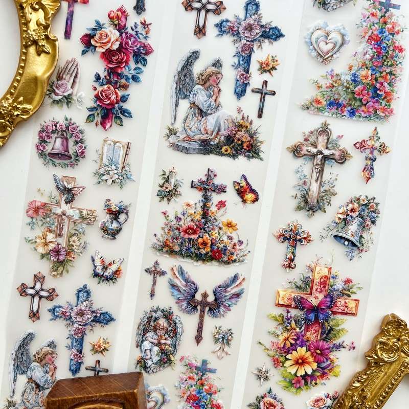 Floral Cross Tape Roll | Dan Sheng