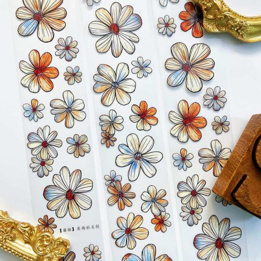 Bloom Sketch PET Tape Roll | Dong Xi