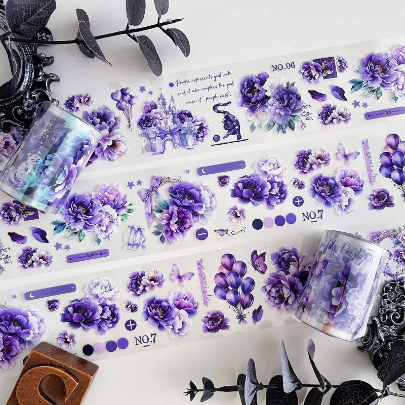 Lilac Symphony PET Tape Roll | Dong Xi
