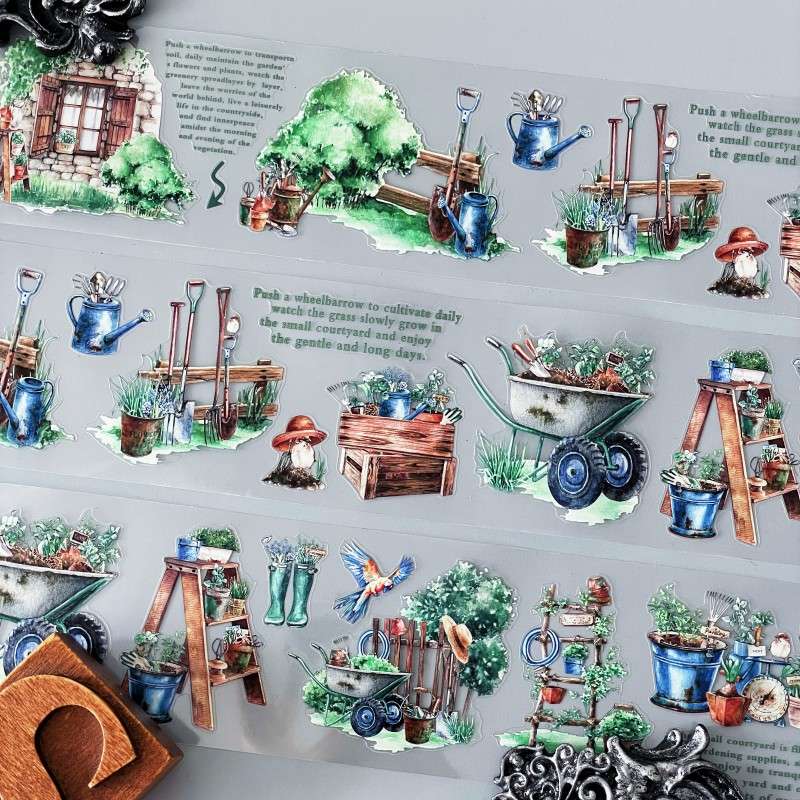 Garden Workday PET Tape Roll | Dong Xi