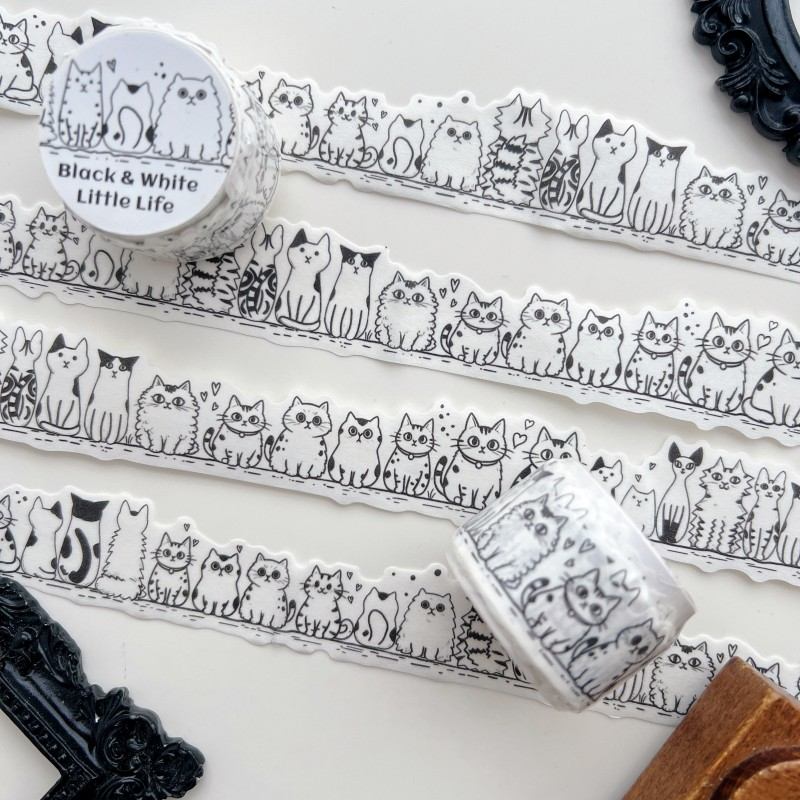 Cat Adventures Washi Tape Roll