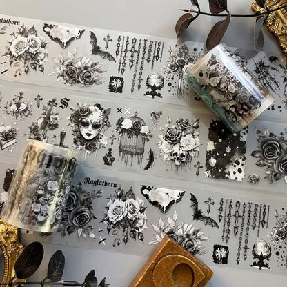 Monochrome Stillness PET Tape Roll | Dong Xi