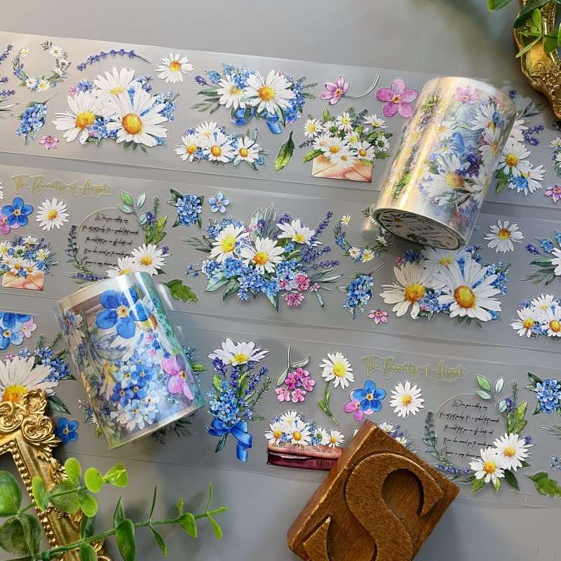Sapphire Spring PET Tape Roll | Dong Xi