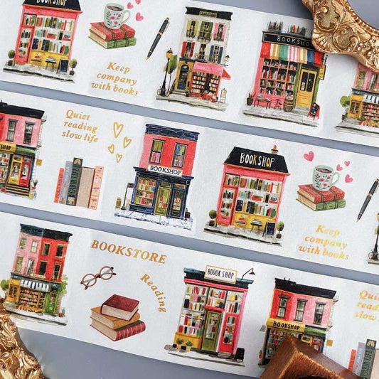 Cozy Bookshop Washi Tape Roll