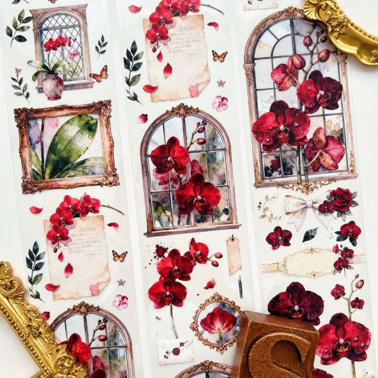 Orchid Butterfly Tape Roll | Dan Sheng