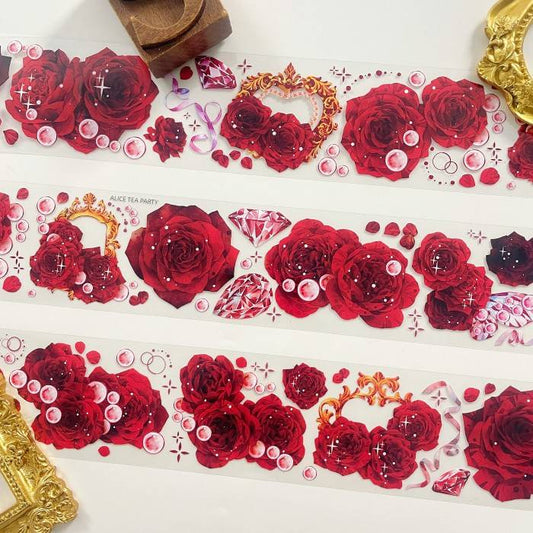 Radiant Petals PET Tape Roll | Alice Tea Party