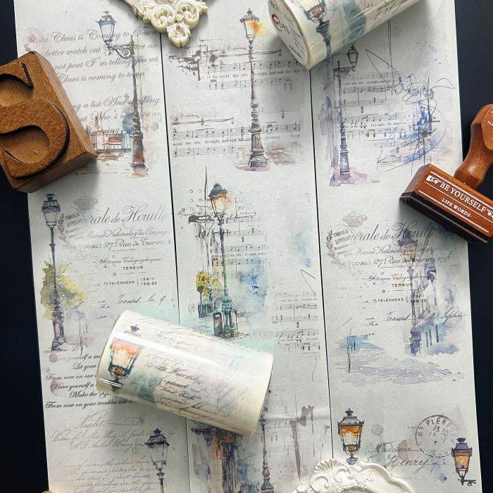 Evening Lamp Glow Washi Tape Roll | As You Wish