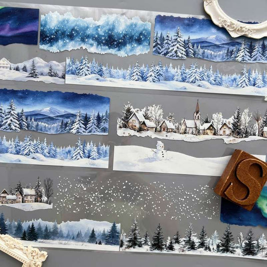 Snowy Serenity Tape Roll | Dan Sheng