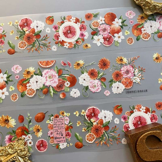 Orange Sweet PET Tape Roll | Dong Xi