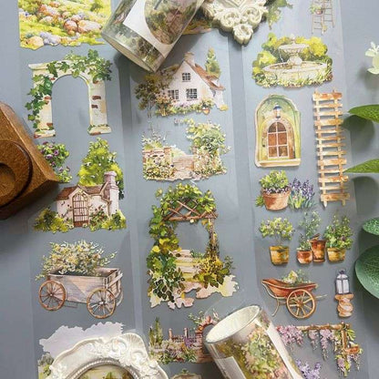 Cottage Garden Tape Roll | WUBAO