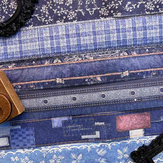 Cowboy Handmade Kraft Paper Sticker Roll