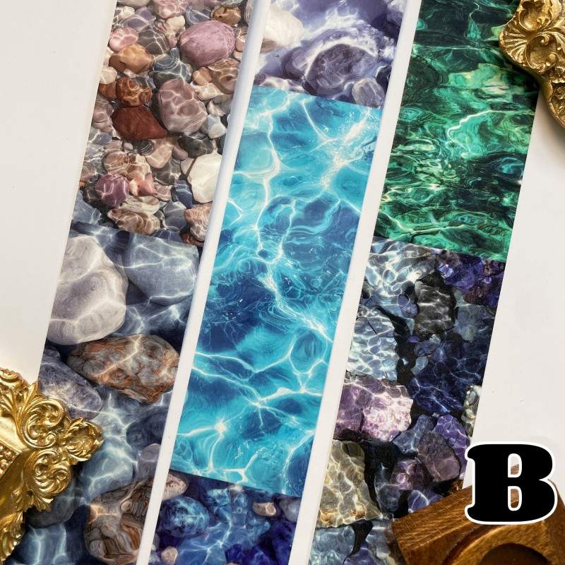 Natural Texture Library Washi Tape Roll