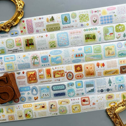 Flower Island Melodies Washi Tape Roll