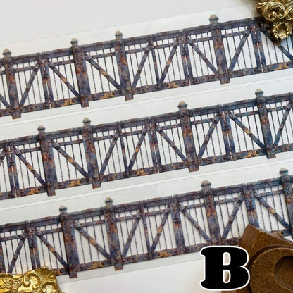 Rust Fence PET Tape Roll