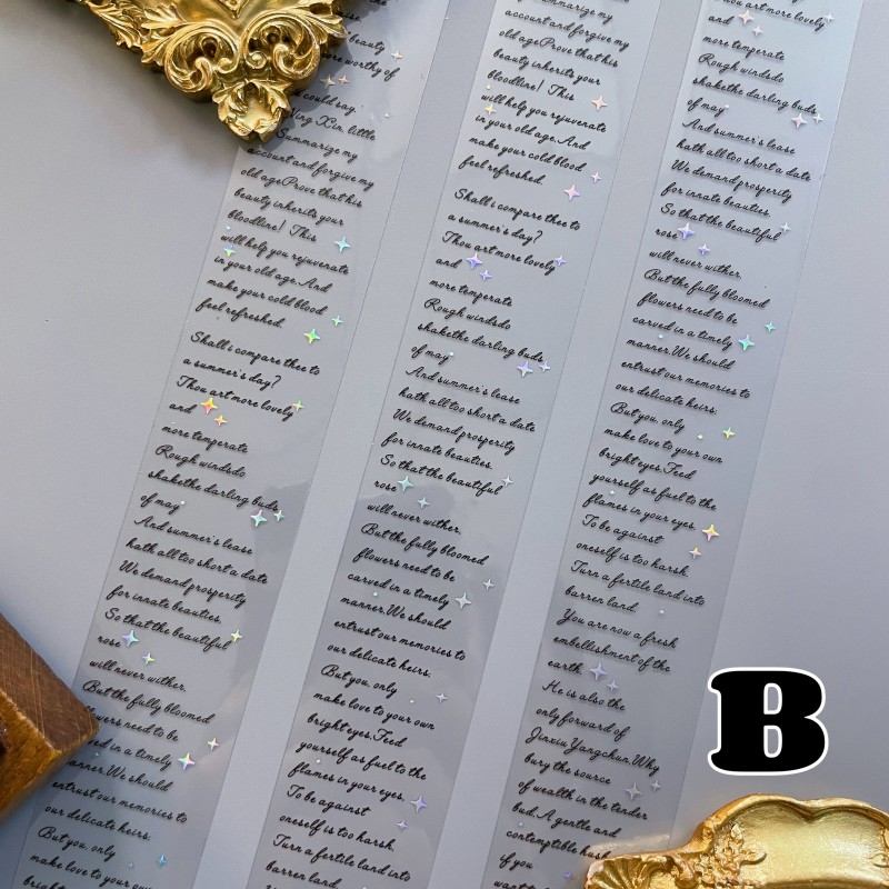 Starry Sky Poet PET Tape Roll