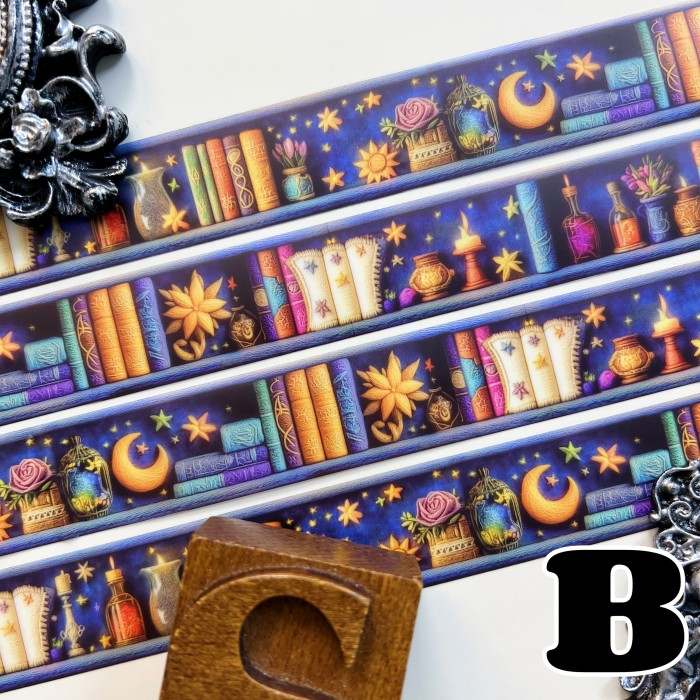The Magician's Bookcase PET Tape Roll