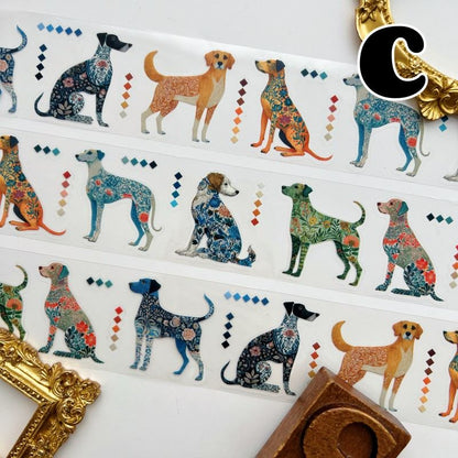 Morris Animal Imprint PET Tape Roll