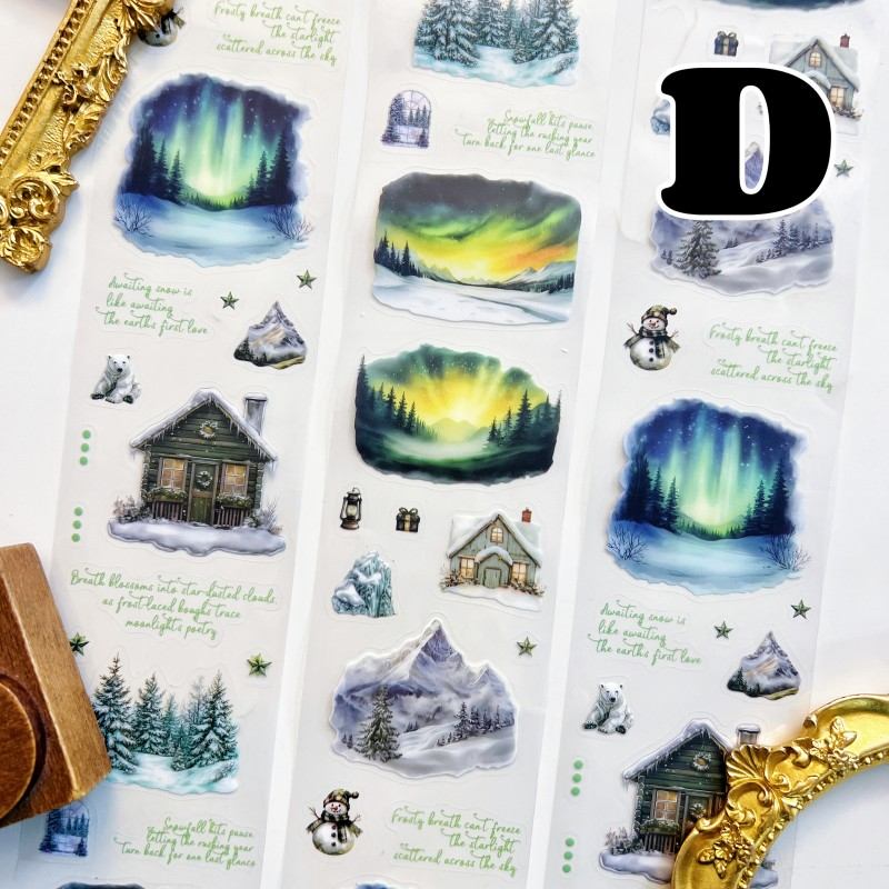 Cloud Snow PET Tape Roll