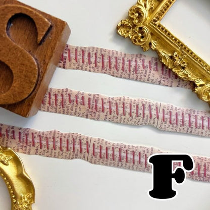 Ripped-Edge Sewing Washi Tape Roll