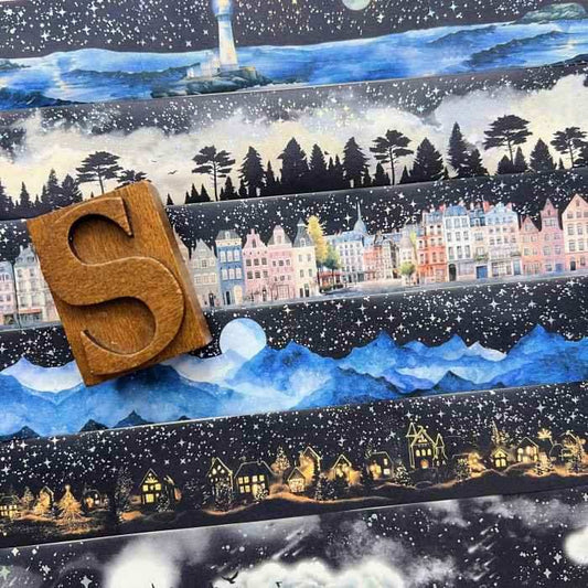 Night City Washi Tape Roll