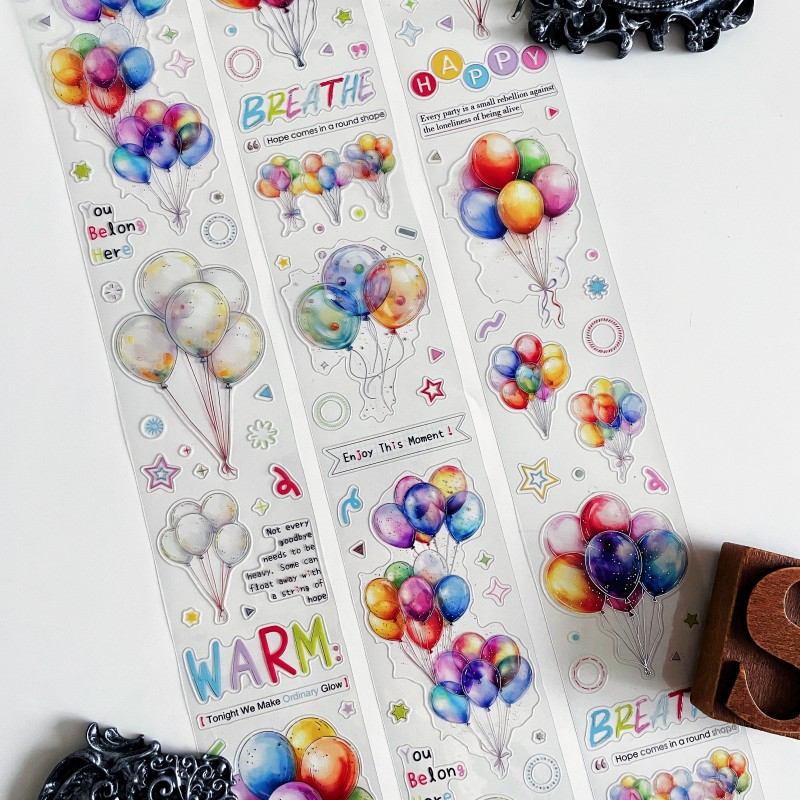 Colorful Wishes PET Tape | Jian Dan