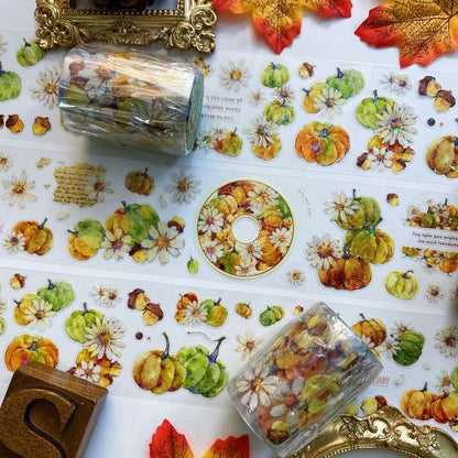 Pumpkin Whirl PET Tape | Xiao Bai Jia