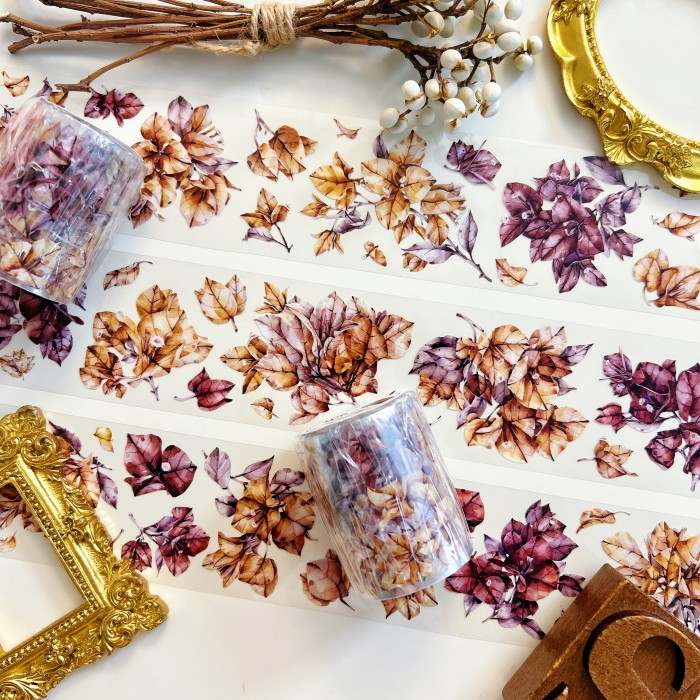 Blazing Bougain PET Tape | Xiao Bai Jia