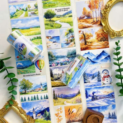 Peaceful Seasons Tape Roll | WUBAO