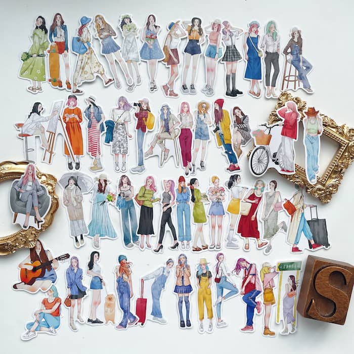 Character Stickers for Journals, Planners & Scrapbooks | Soto Studios