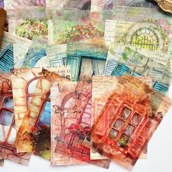 Flower House Collage Paper 60PCS – Soto Studios
