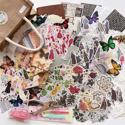 Scrapbooking starter kit for beginners - photos, gel pens, sticker books  and more