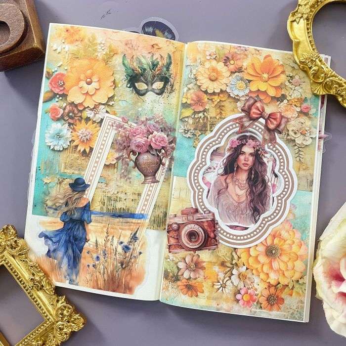 Bohemian Life Ephemera Mystery Kit 170PCS