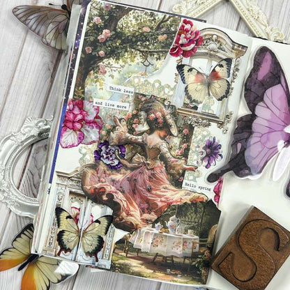 Ornate Rococo Ephemera Mystery Kit 110PCS