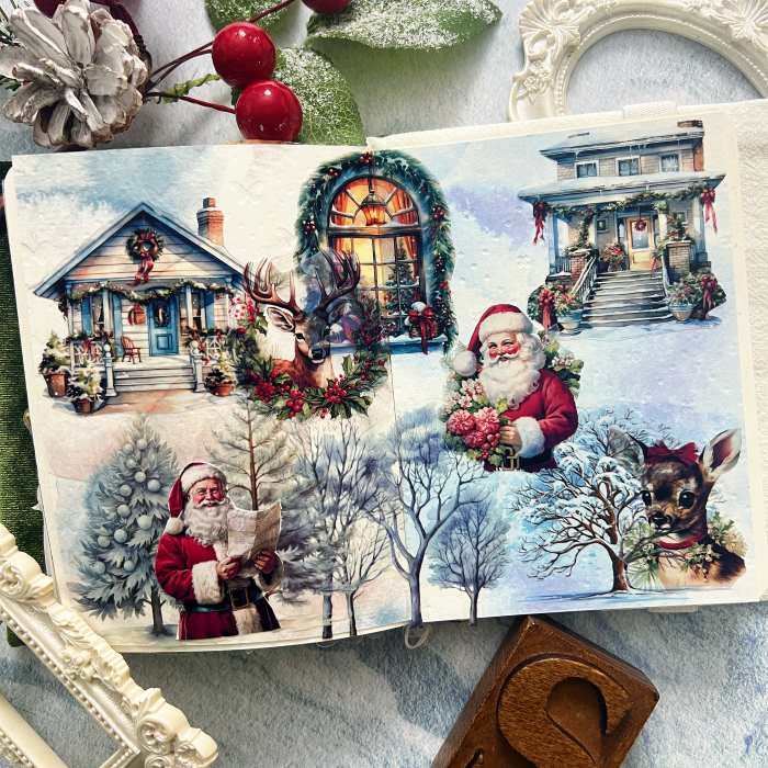 Winter Cottage Sticker 4Sheets | ML