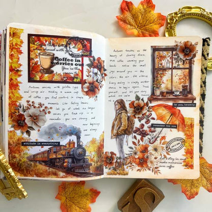 Caramel Crunch Sticker Book 20Sheets